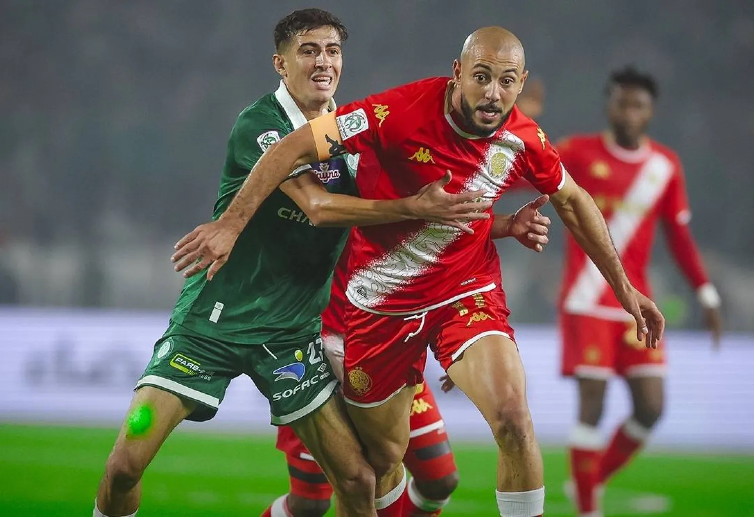 من القمة التي جمعت الوداد والرجاء (نادي الوداد)