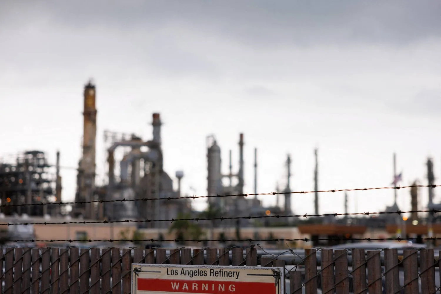 مصفاة فيليبس 66 كارسون في كاليفورنيا (رويترز)