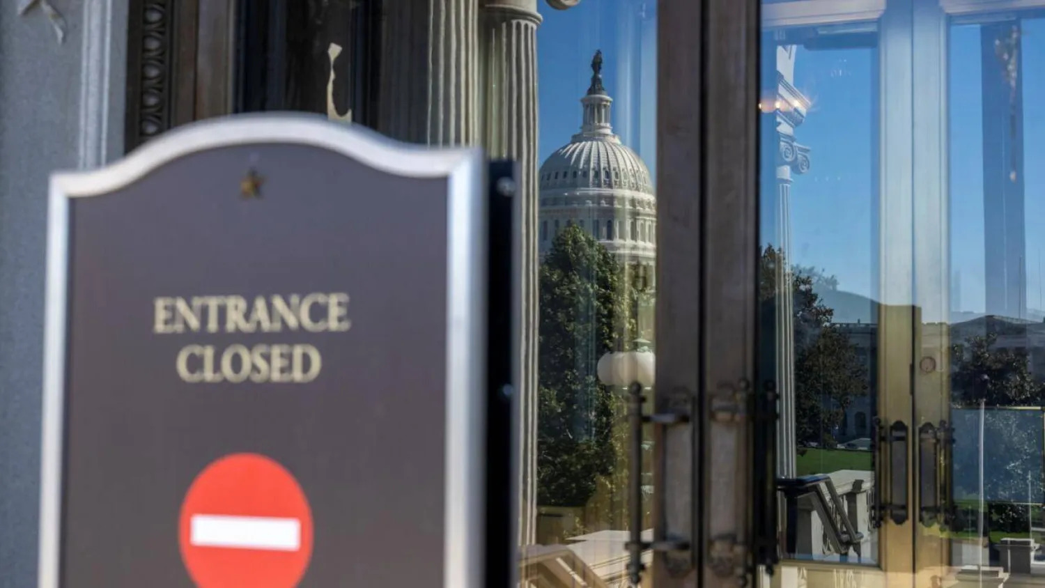 The US government shutdown enters its 30th day on Thursday, putting a scheduled GDP data release on ice along with other economic reports this month. DANIEL HEUER / AFP/File
