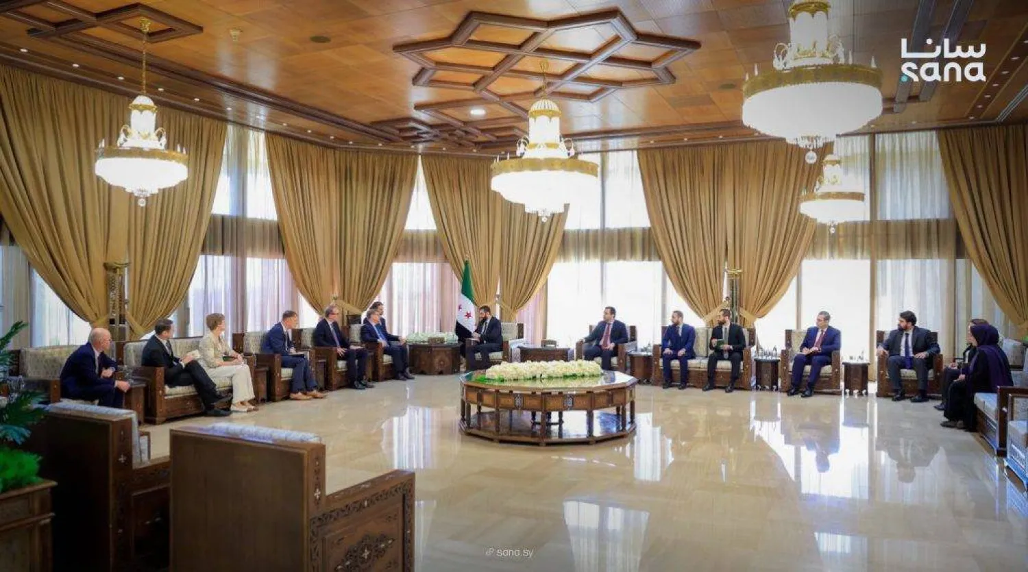 من اللقاء السوري الألماني الموسع (سانا)