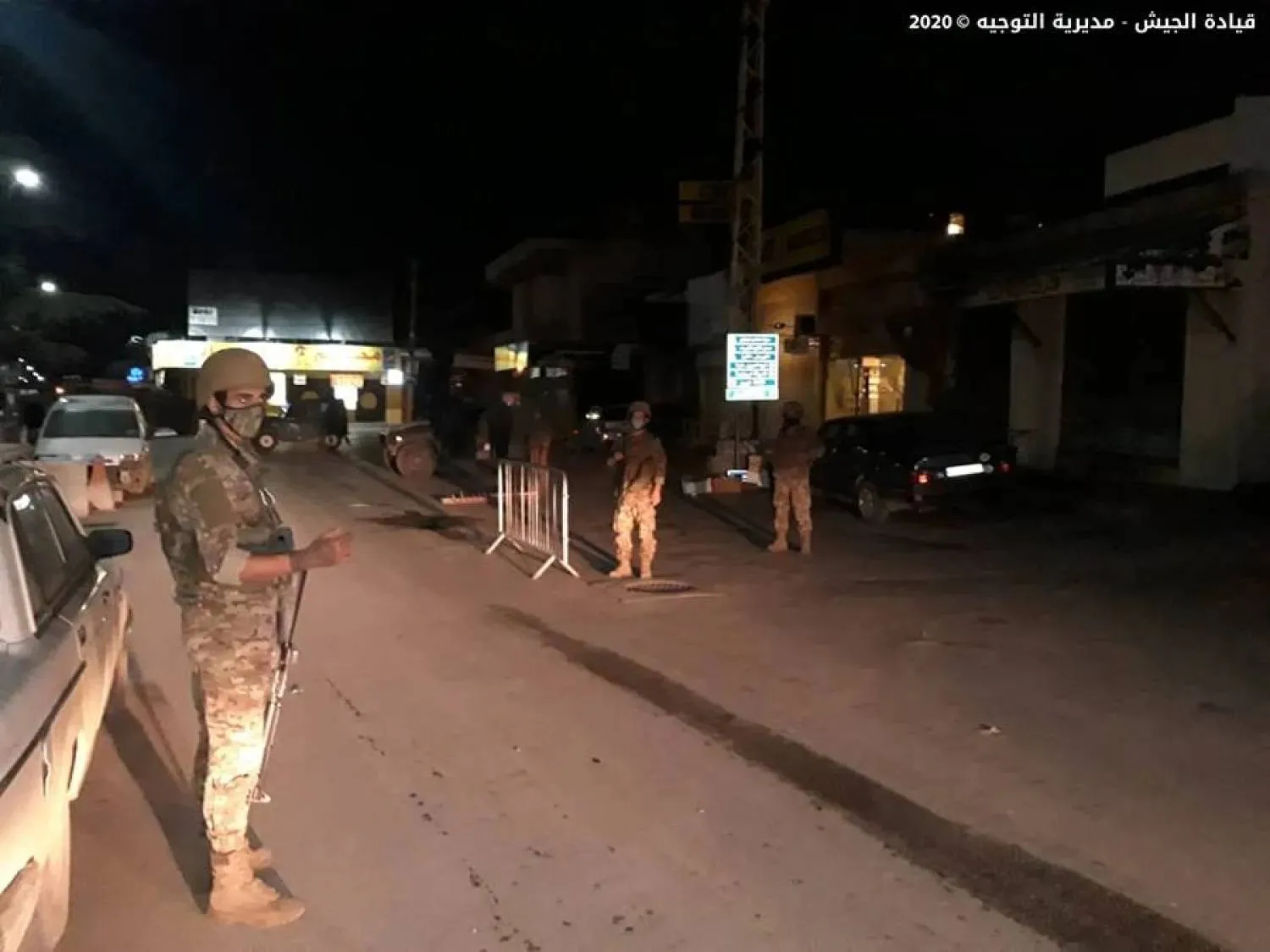 Lebanese Army checkpoint at the entrance of Sharawneh neighborhood in Baalbek (File– Directorate of Orientation)