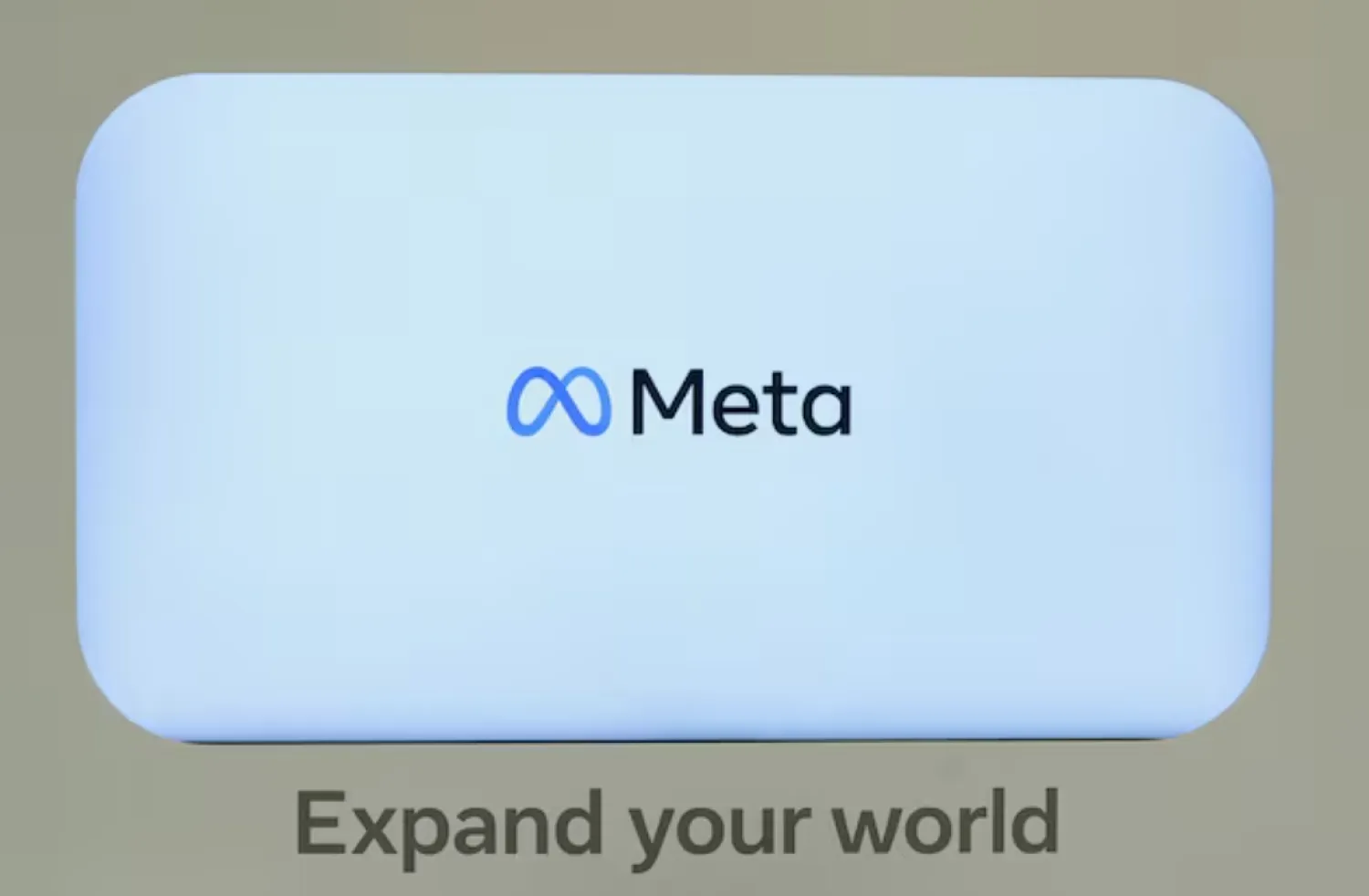 A logo of Meta appears on a screen at the company's House during the 55th annual meeting of the World Economic Forum in Davos, Switzerland, January 24, 2025. REUTERS/Yves Herman 