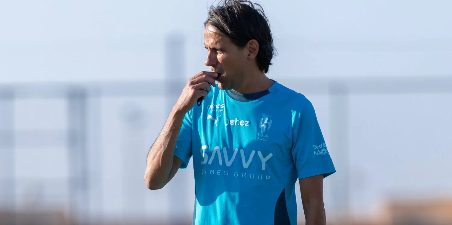 إنزاغي قال إن المران الأخير سيحدد مشاركة سالم الدوسري (نادي الهلال)