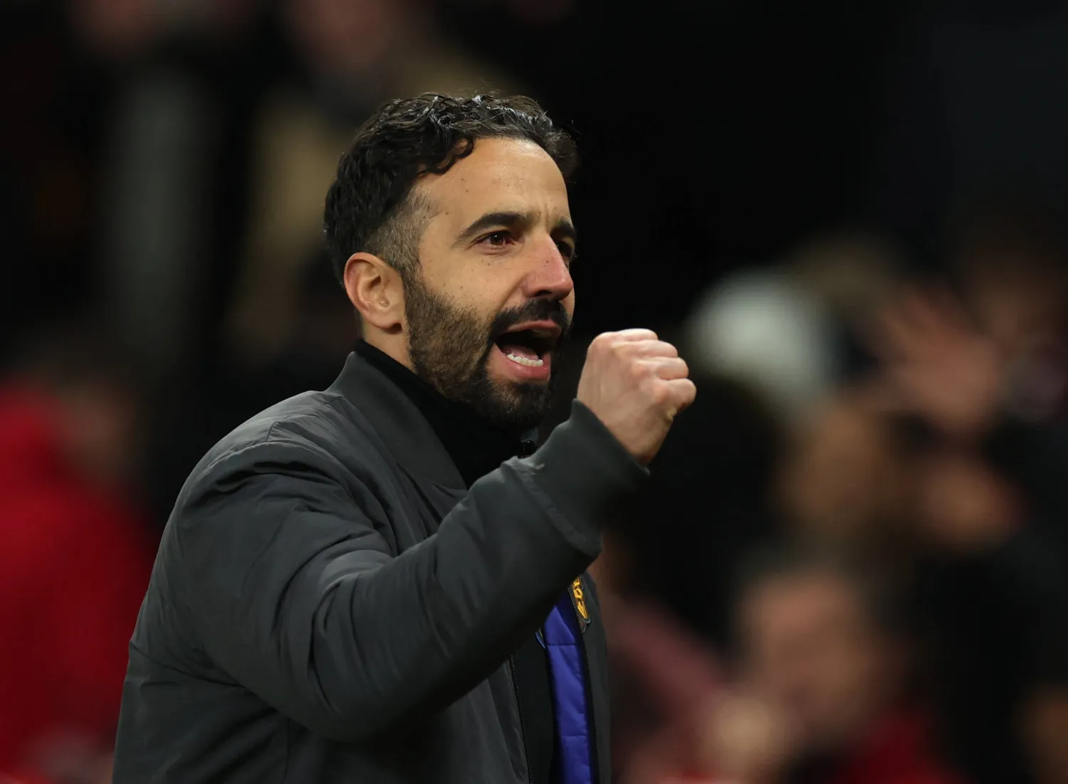 البرتغالي روبن أموريم مدرب مانشستر يونايتد (رويترز)