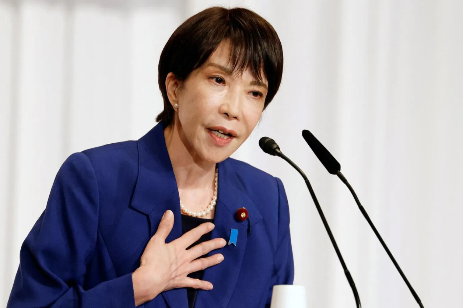 Sanae, LDP'nin tabanından büyük destek alıyor (Reuters)