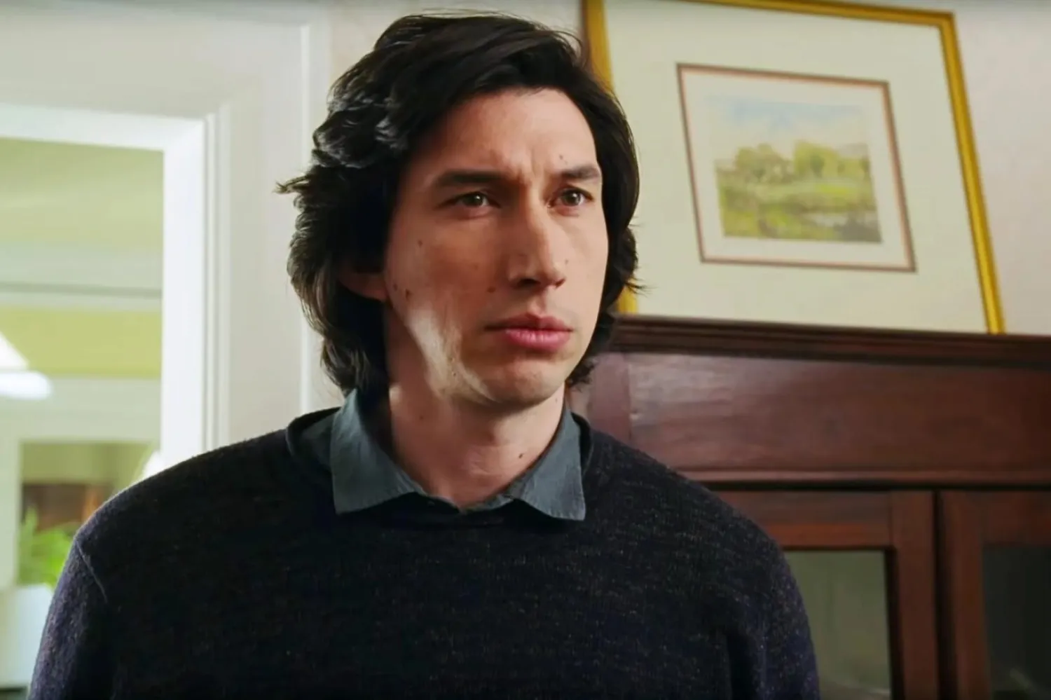 41 yaşındaki Amerikalı oyuncu Adam Driver, 2020'de Noah Baumbach imzalı Marriage Story'deki performansıyla En İyi Erkek Oyuncu dalında Oscar'a aday gösterilmişti (Netflix)