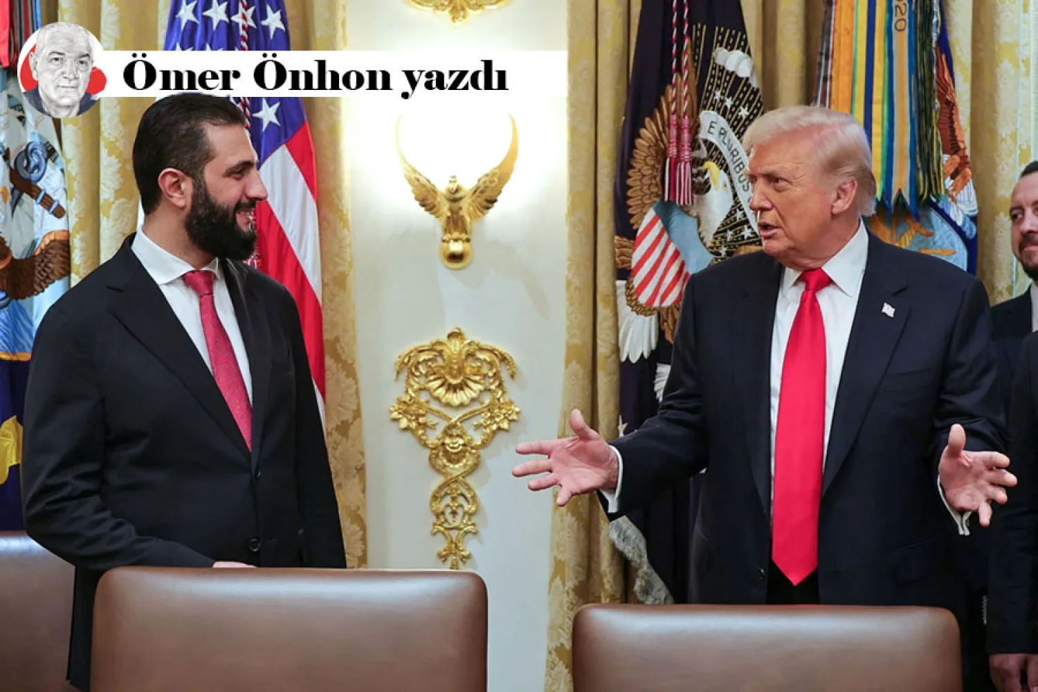 ABD Başkanı Donald Trump ve Suriye Devlet Başkanı Ahmed eş-Şara, Beyaz Saray'da, Washington, 10 Kasım 2025