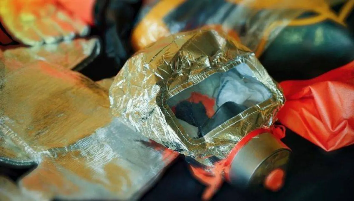 The busted shipment included protective gear needed for work in chemical factories. (Government media)