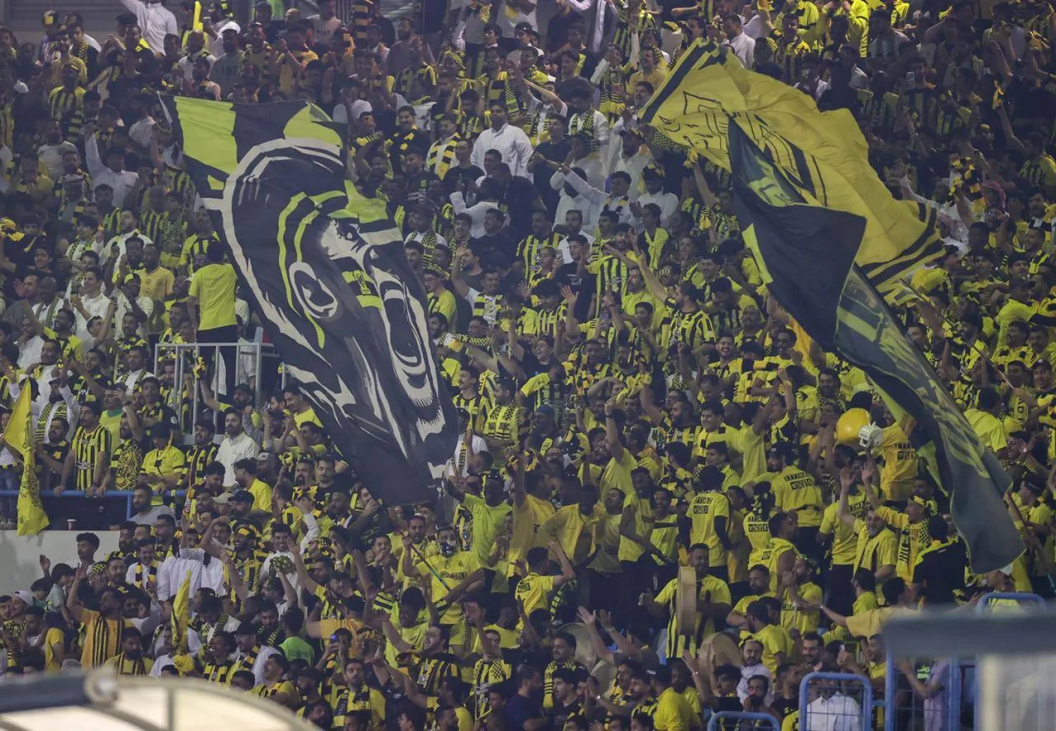 نجح الاتحاد في صحوة متأخرة وأدرك التعادل (تصوير: سعد العنزي)