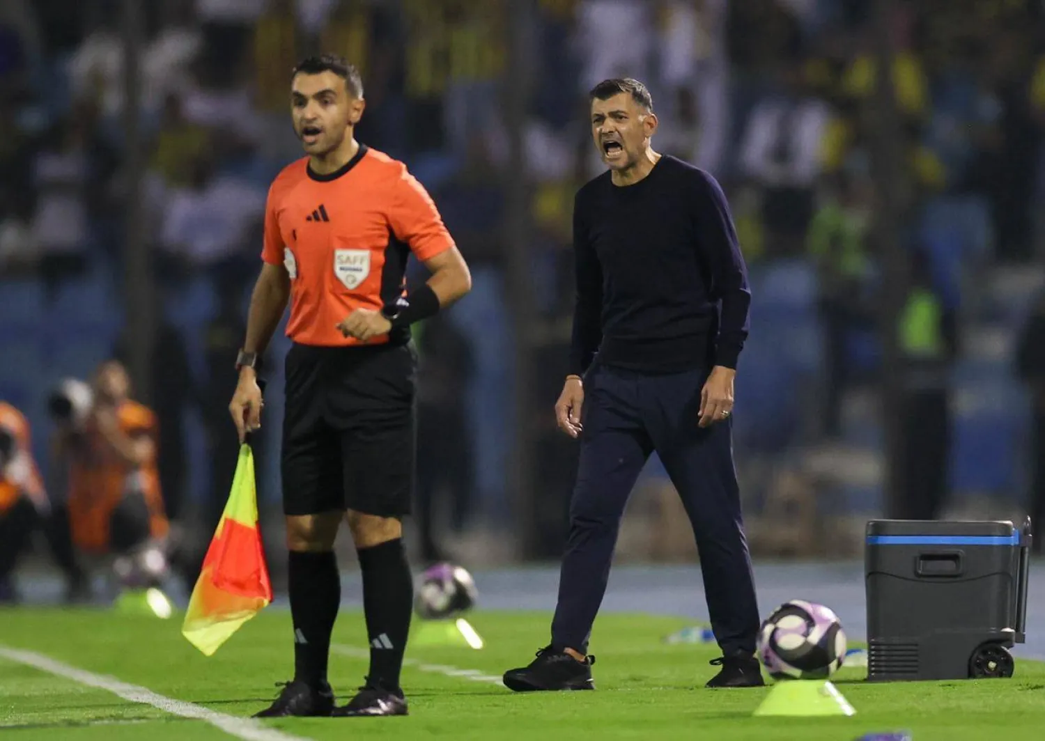 البرتغالي سيرجيو كونسيساو مدرب الاتحاد (تصوير: سعد العنزي)