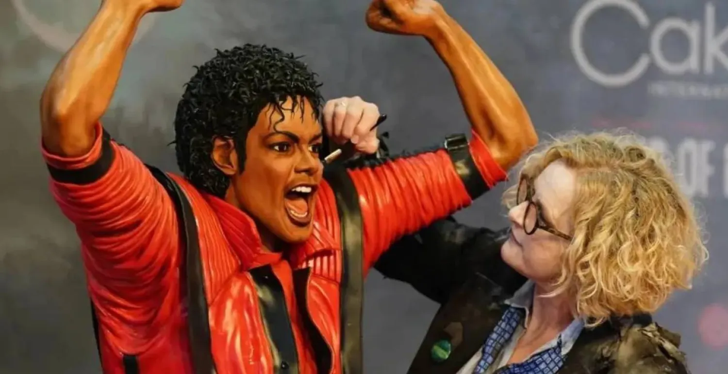 Emma Morris said it took a week just to create the head, making it from Rice Krispies, modelling chocolate and sugar paste (NEC)