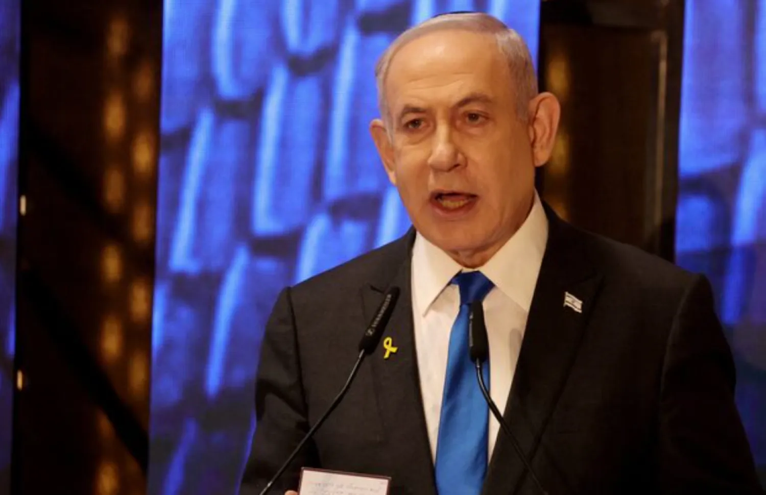 Benjamin Netanyahu in Jerusalem, May 13, 2024. GIL COHEN-MAGEN/Pool via REUTERS 