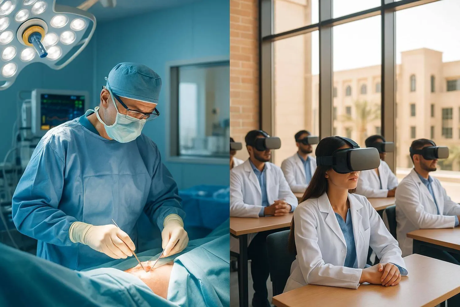 الواقع الافتراضي يفتح أبواب غرف العمليات أمام طلاب الطب