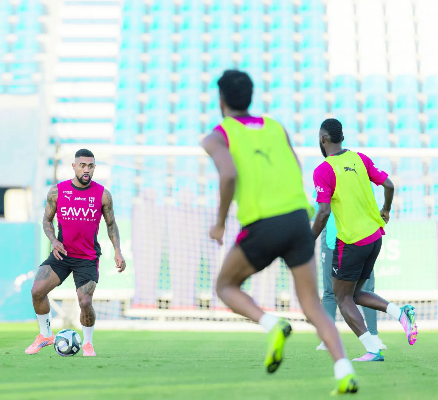 البرازيلي مالكوم سيكون ضمن خيارات إنزاغي لمواجهة النجمة (موقع نادي الهلال)