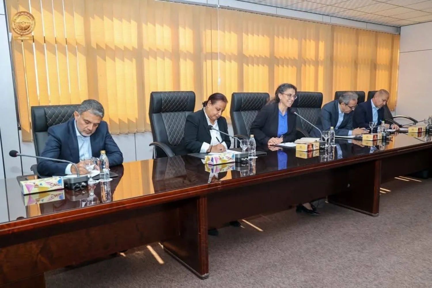 خوري في لقاء سابق مع رؤساء اللجان الدائمة بمجلس النواب (مجلس النواب الليبي)