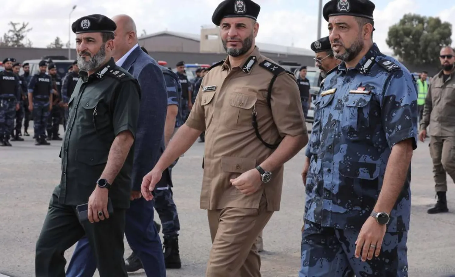 الطرابلسي يتابع الخطة الأمنية فى طرابلس (وزارة الداخلية بغرب ليبيا)