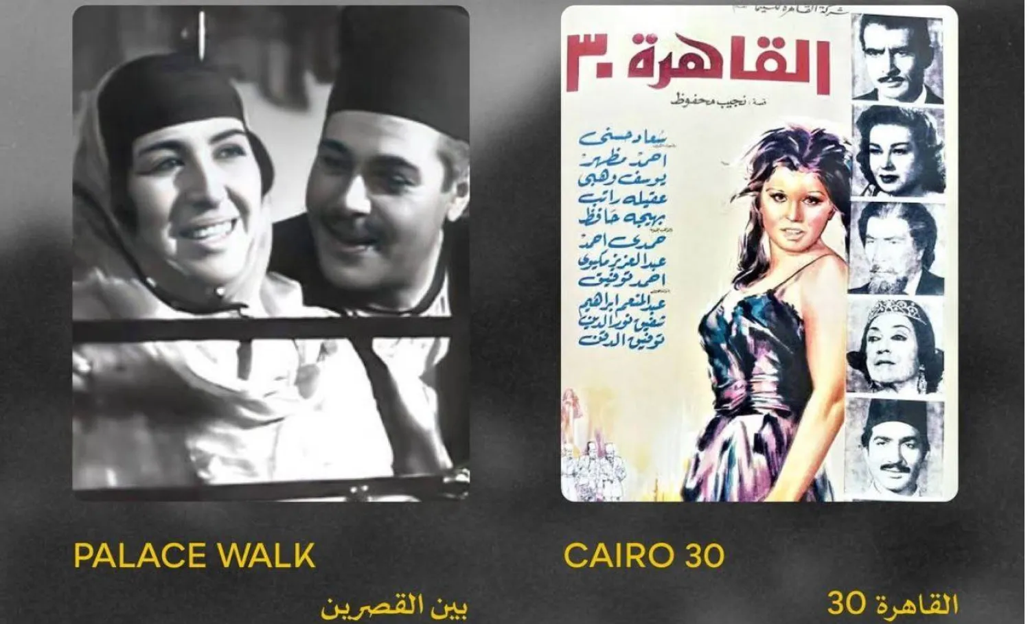 جانب من الأفلام القديمة التي تُعرض في المهرجان (مهرجان القاهرة السينمائي الدولي)