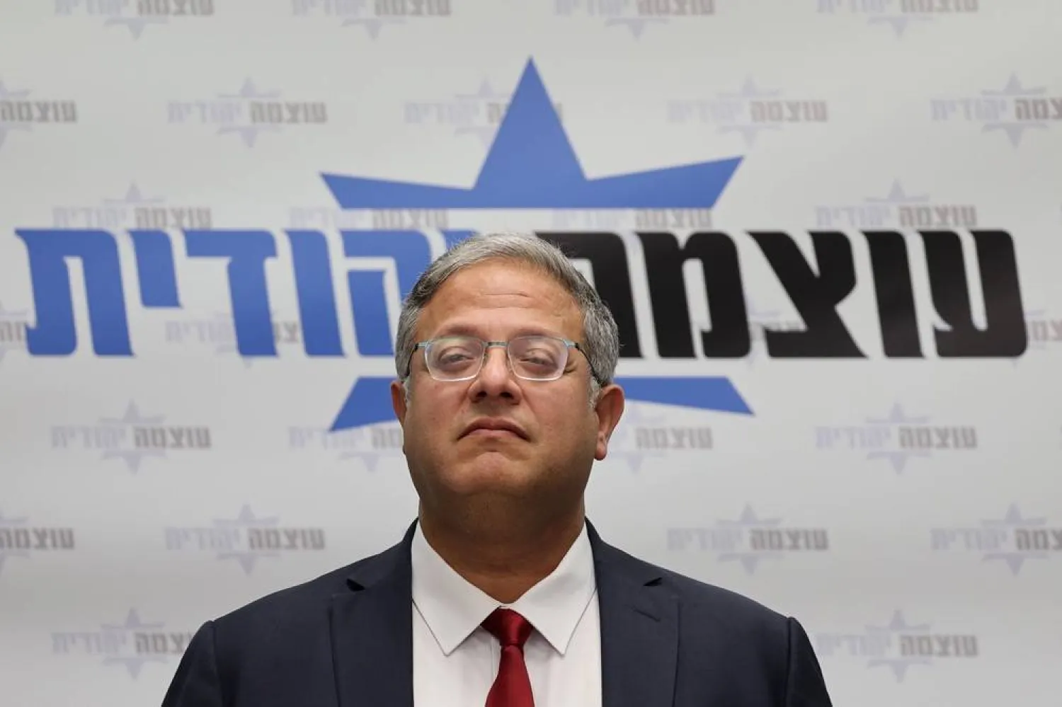 Israeli Minister of National Security and leader of the far-right party Otzma Yehudit, Itamar Ben-Gvir speaks during a meeting of his party at the Knesset, the Israeli parliament, in Jerusalem, 03 November 2025. (EPA)
