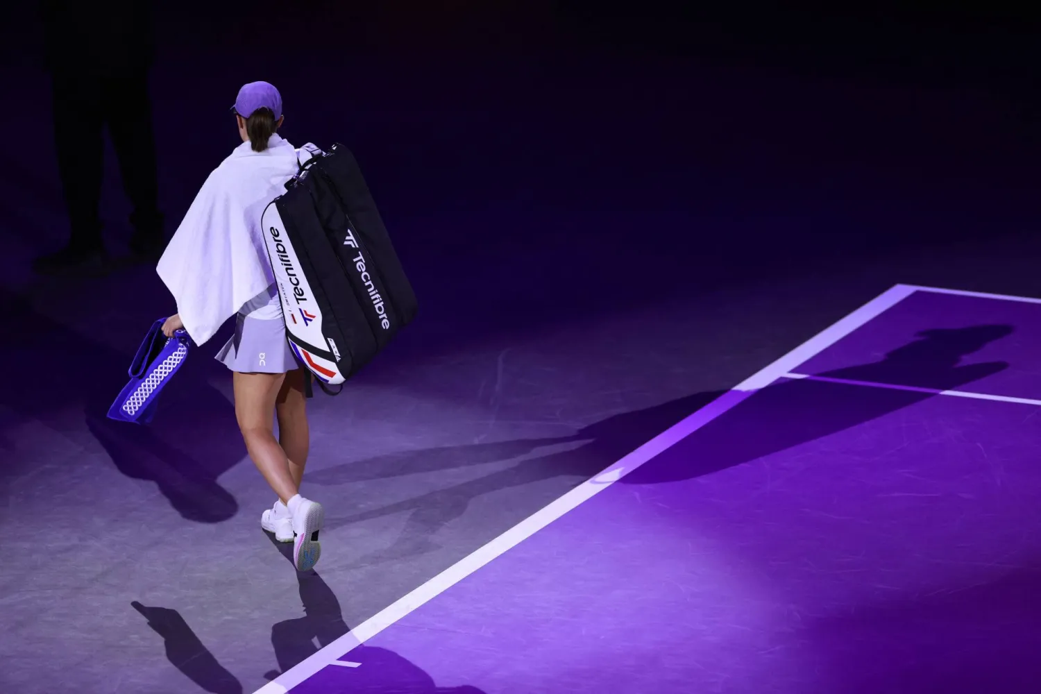 شفيونتيك كانت غاضبة من الخسارة (رويترز)