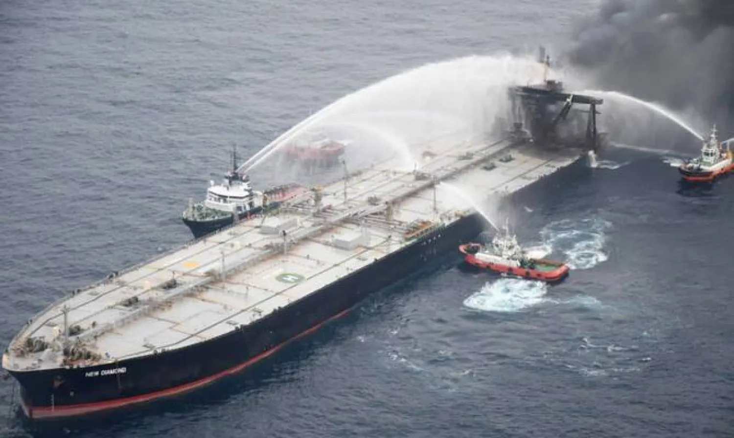 Armed assailants attacked a commercial tanker off the coast of Mogadishu on Monday. (Reuters)
