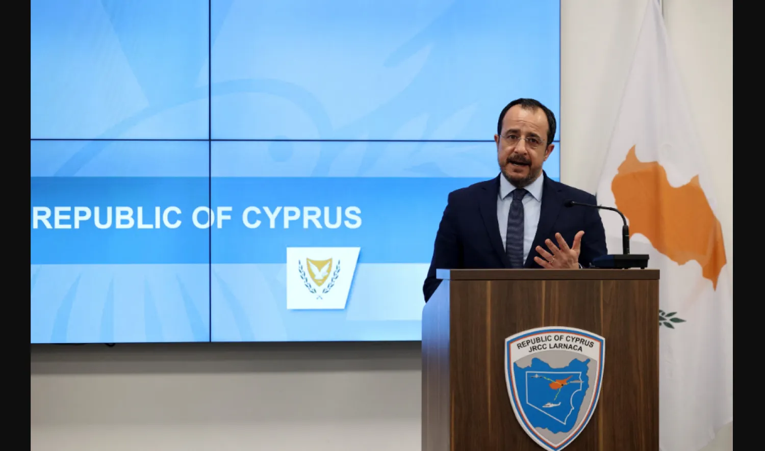 الرئيس القبرصي نيكوس خريستودوليديس (رويترز)