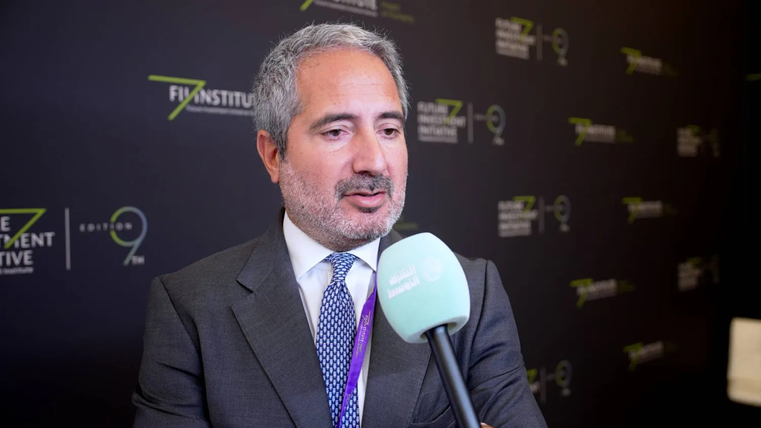 الرئيس التنفيذي لشركة «فينكانتييري» الإيطالية بييرروبرتو فولغيرو (تصوير: تركي العقيلي)