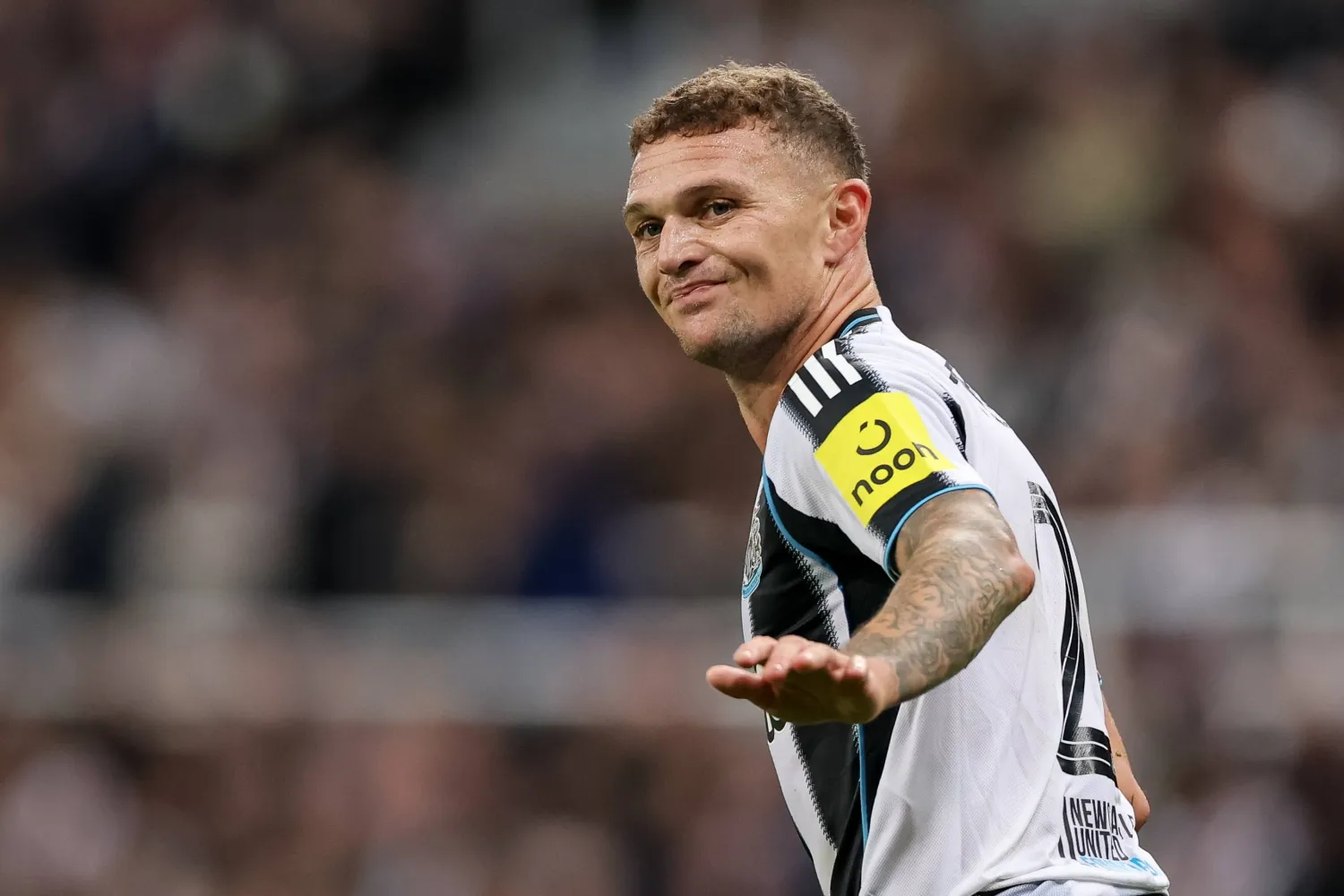 كيران تريبير مدافع نيوكاسل يونايتد الإنجليزي (إ.ب.أ)