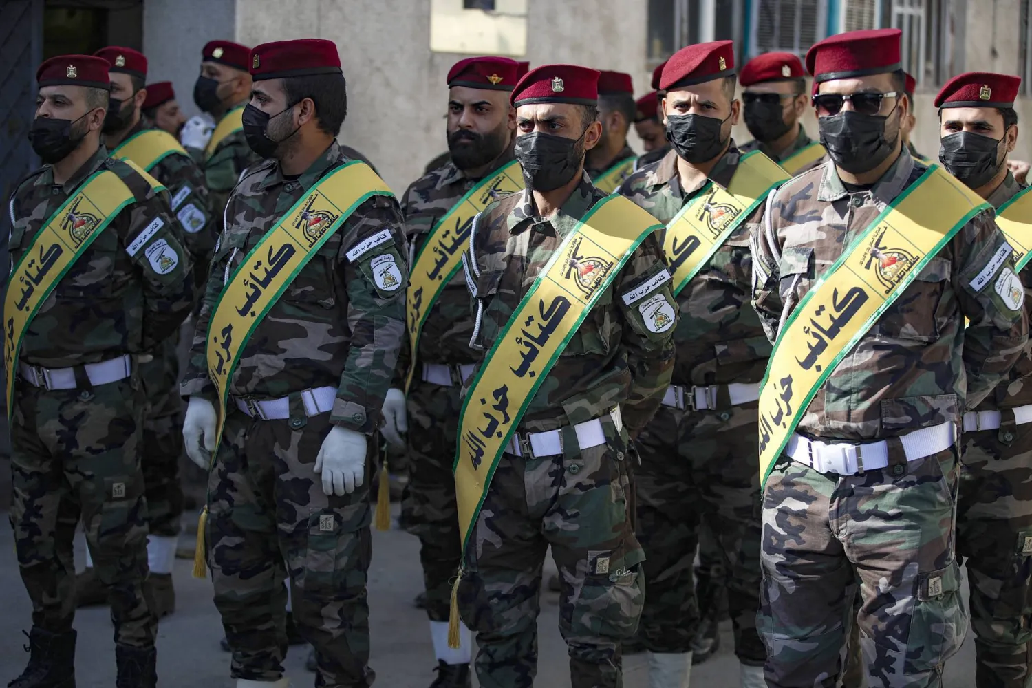 Kataib Hezbollah members in Iraq. (AFP)