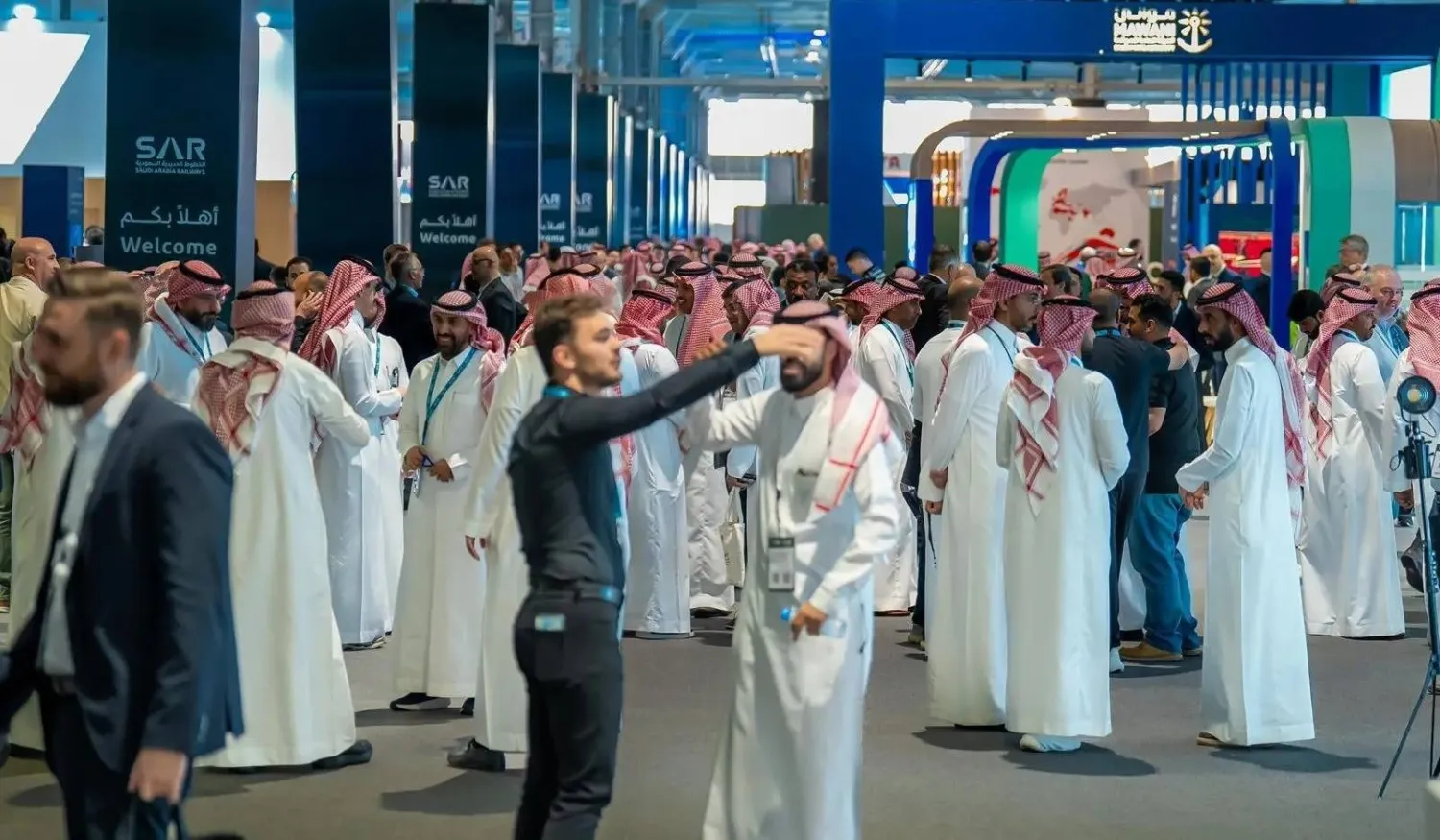 من أحد مؤتمرات النقل في السعودية (واس)