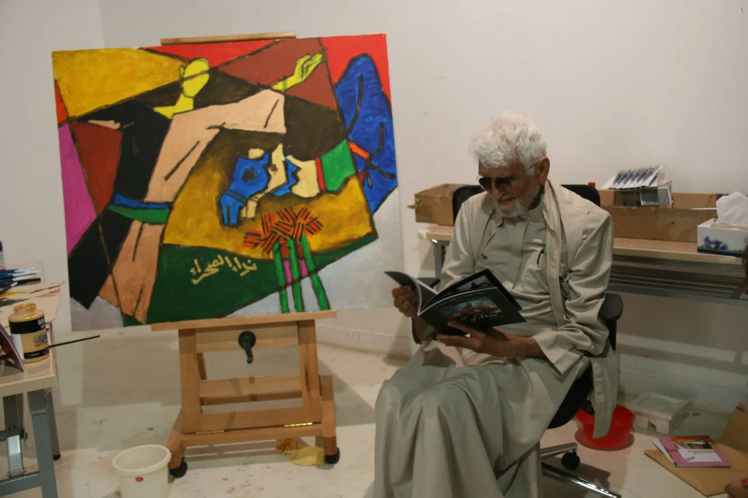 الفنان مقبول فدا حسين يعد أحد أبرز الشخصيات في تاريخ الفن الحديث (خاص)