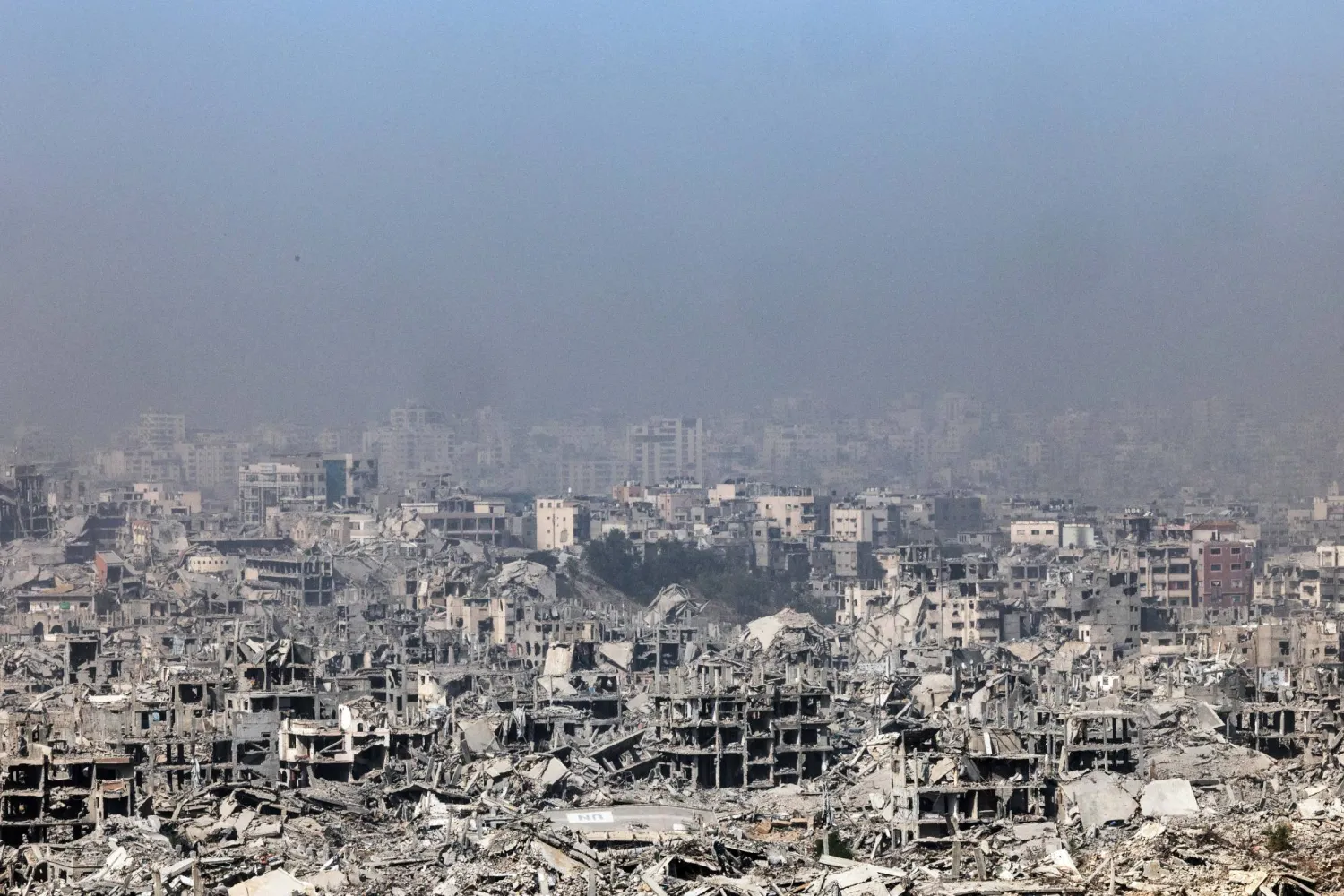 مبان مدمرة في مدينة غزة 5 نوفمبر 2025 (رويترز)