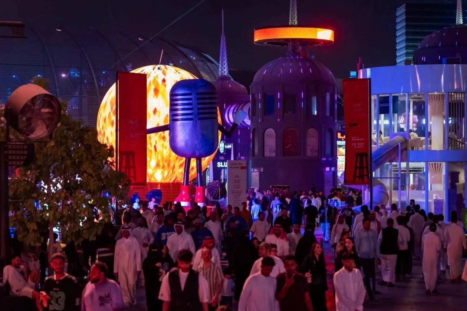 لحظات جميلة في «بوليفارد سيتي» وسط أجواء مليئة بالحماس (موسم الرياض) 