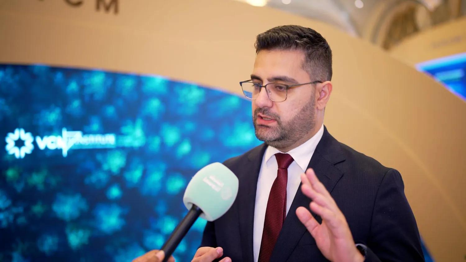 الرئيس التنفيذي المكلف في شركة «سوق الكربون الطوعي» فادي سعادة (تصوير: تركي العقيلي)