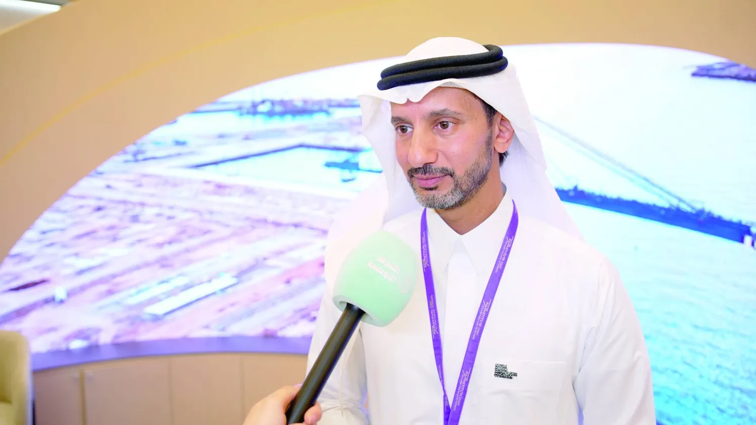 
الرئيس التنفيذي لـ«نيوم للهيدروجين الأخضر» وسام الغامدي (تصوير: تركي العقيلي)