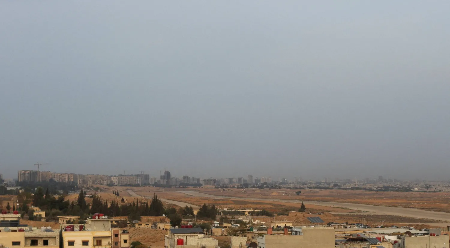 قاعدة "المزة" الجوية العسكرية في جنوب شرقي دمشق (أرشيفية - رويترز)