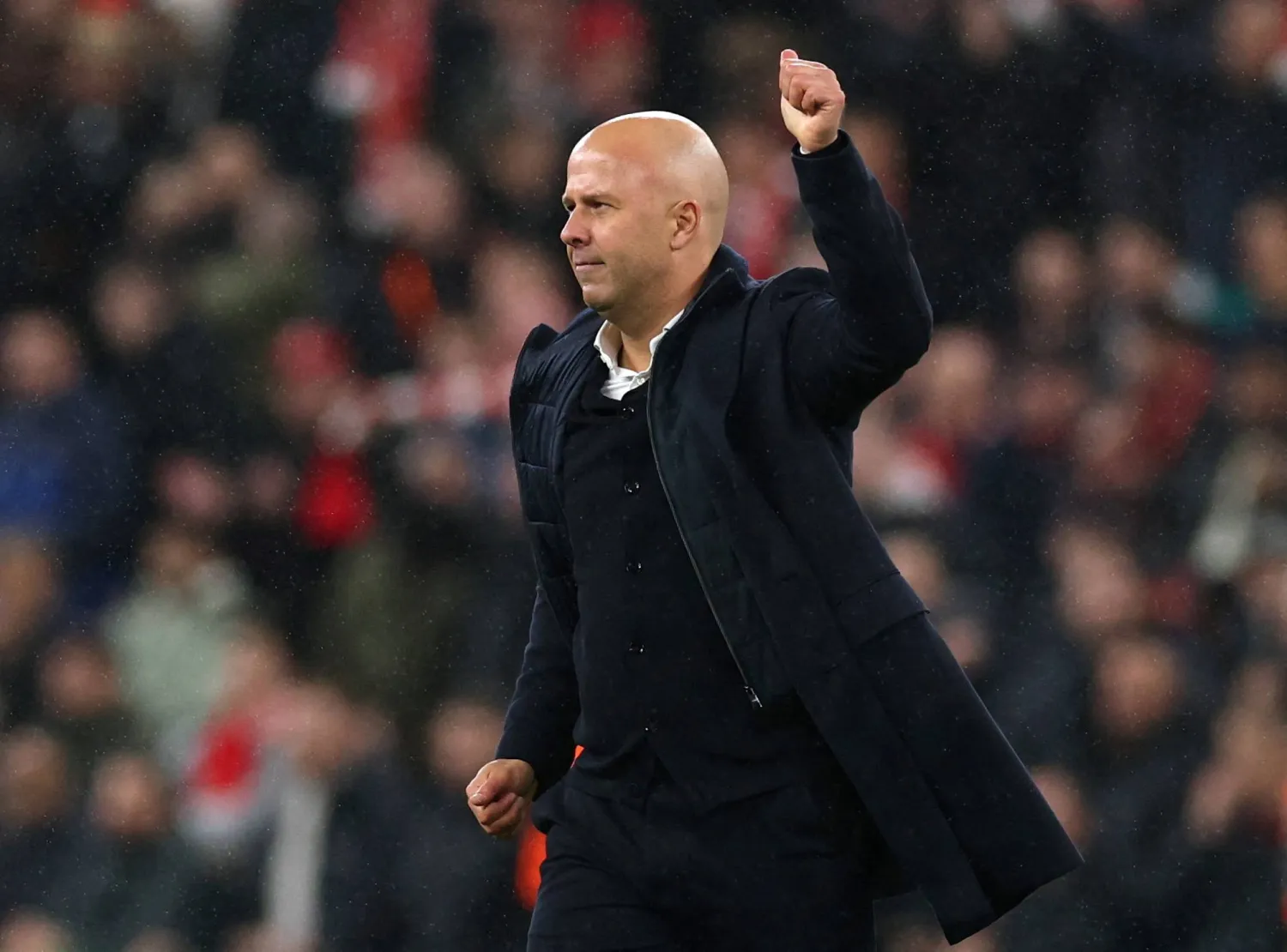 أرني سلوت مدرب ليفربول (رويترز)