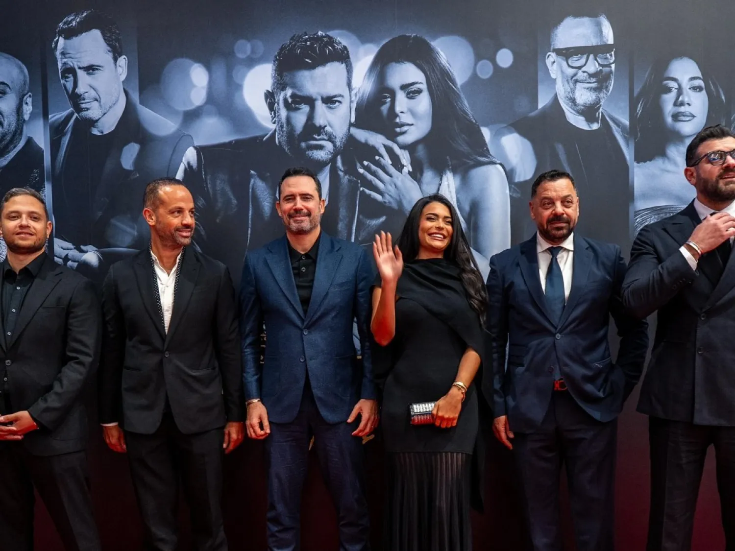 حرص أبطال الفيلم على مشاهدته في عرضه الأول الخاص بالرياض (فوكس سينما)