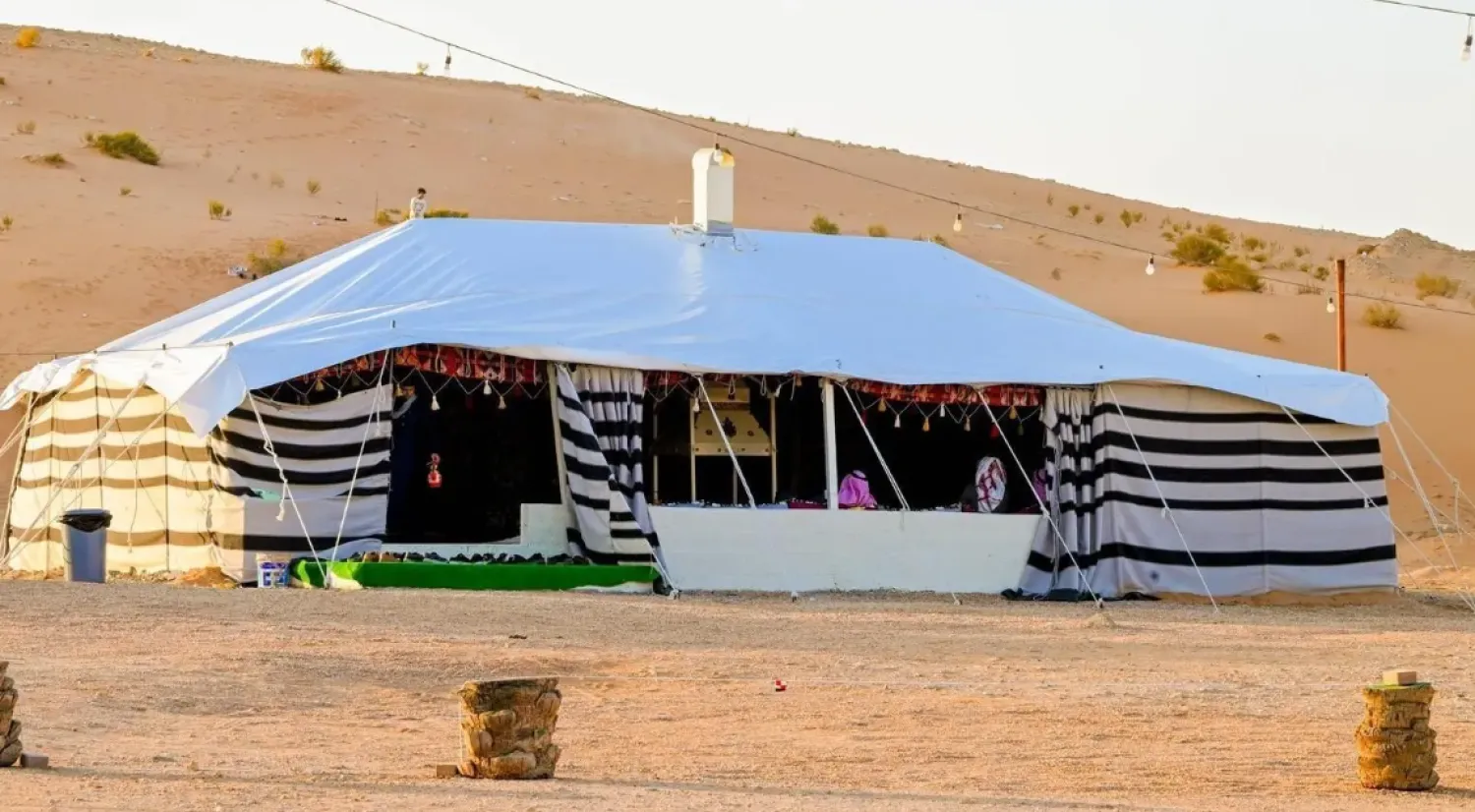 The tents maintain historical symbolism, embodying the generosity and hospitality that have characterized Bedouin life for generations - SPA