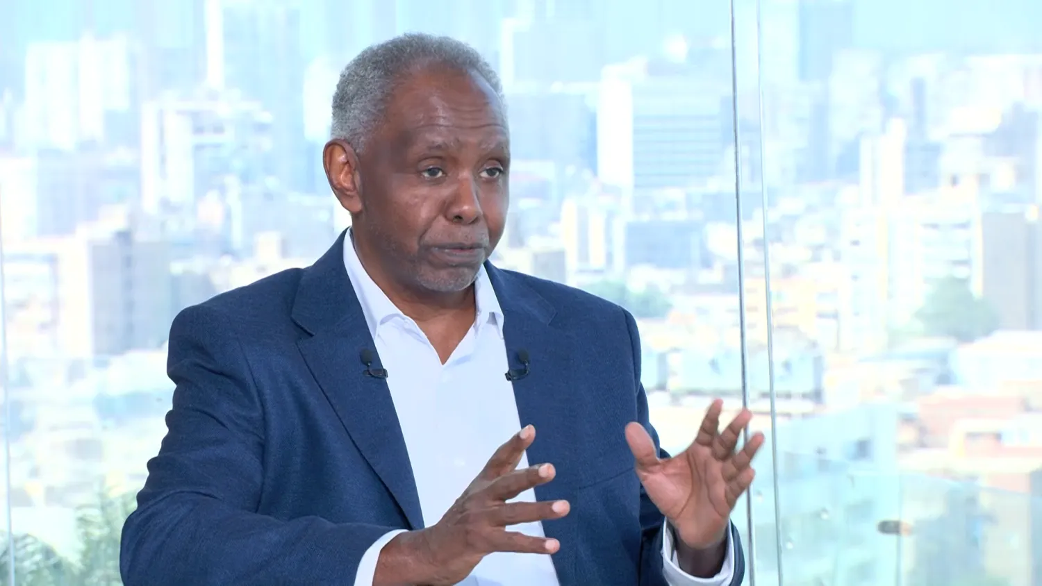 Dr. El-Mahboub Abdul Salam speaks to Asharq Al-Awsat. (Asharq Al-Awsat)