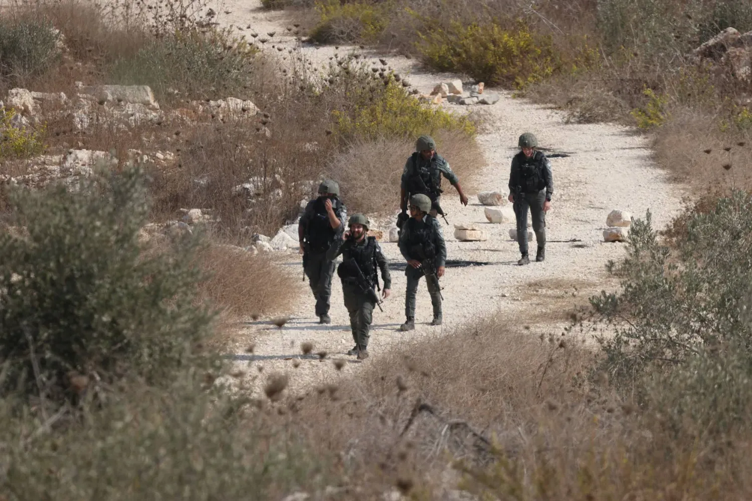 Batı Şeria'daki İsrail askerleri (EPA)