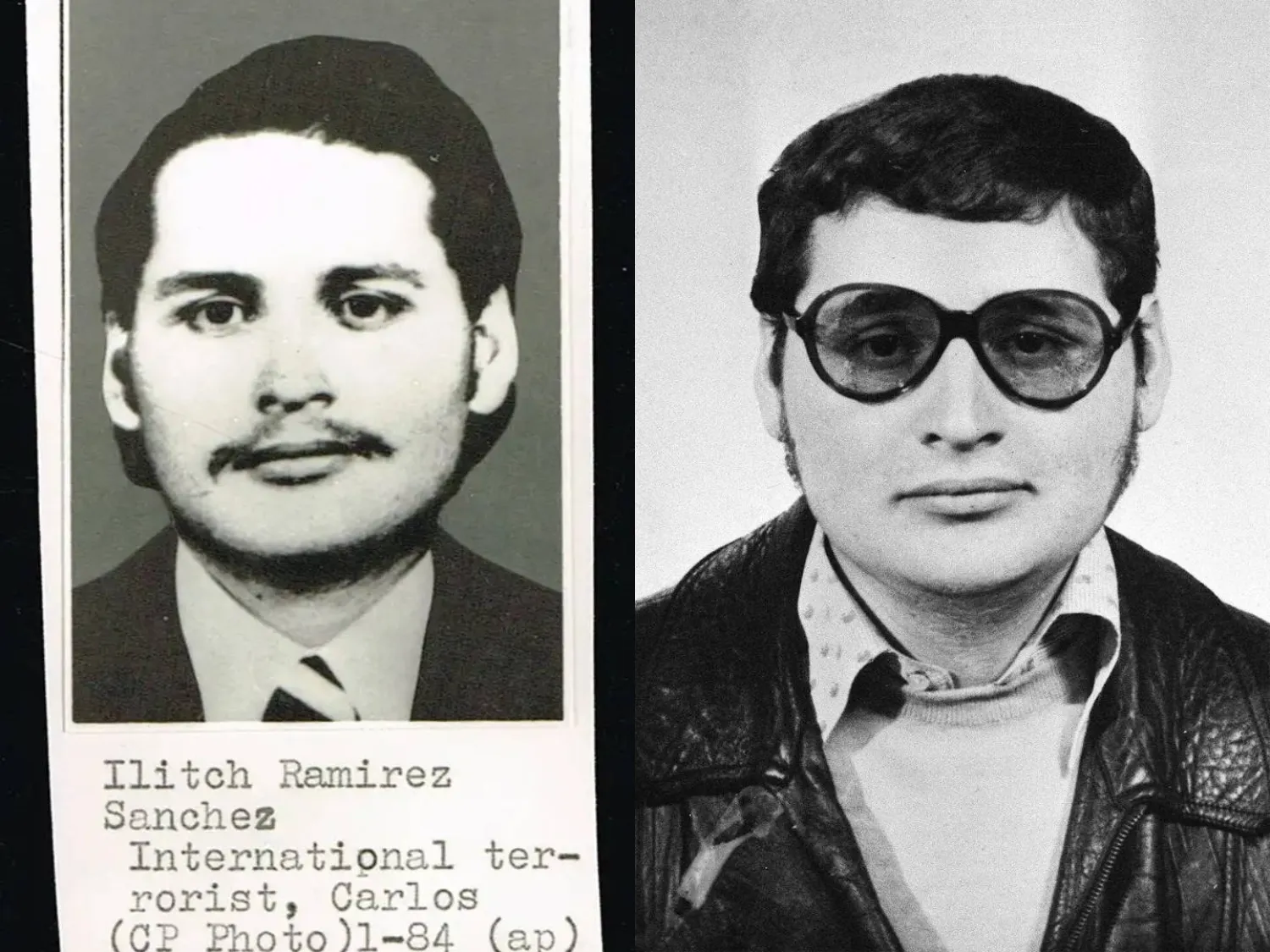 Carlos' wanted photos as released by Interpol. (AFP)