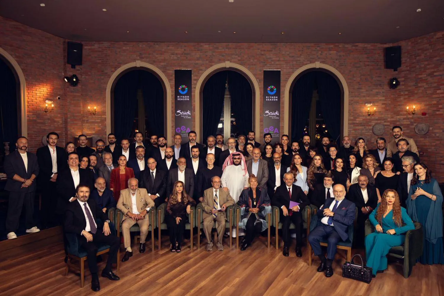 نجوم الدراما السورية في لقائهم مع رئيس هيئة الترفيه