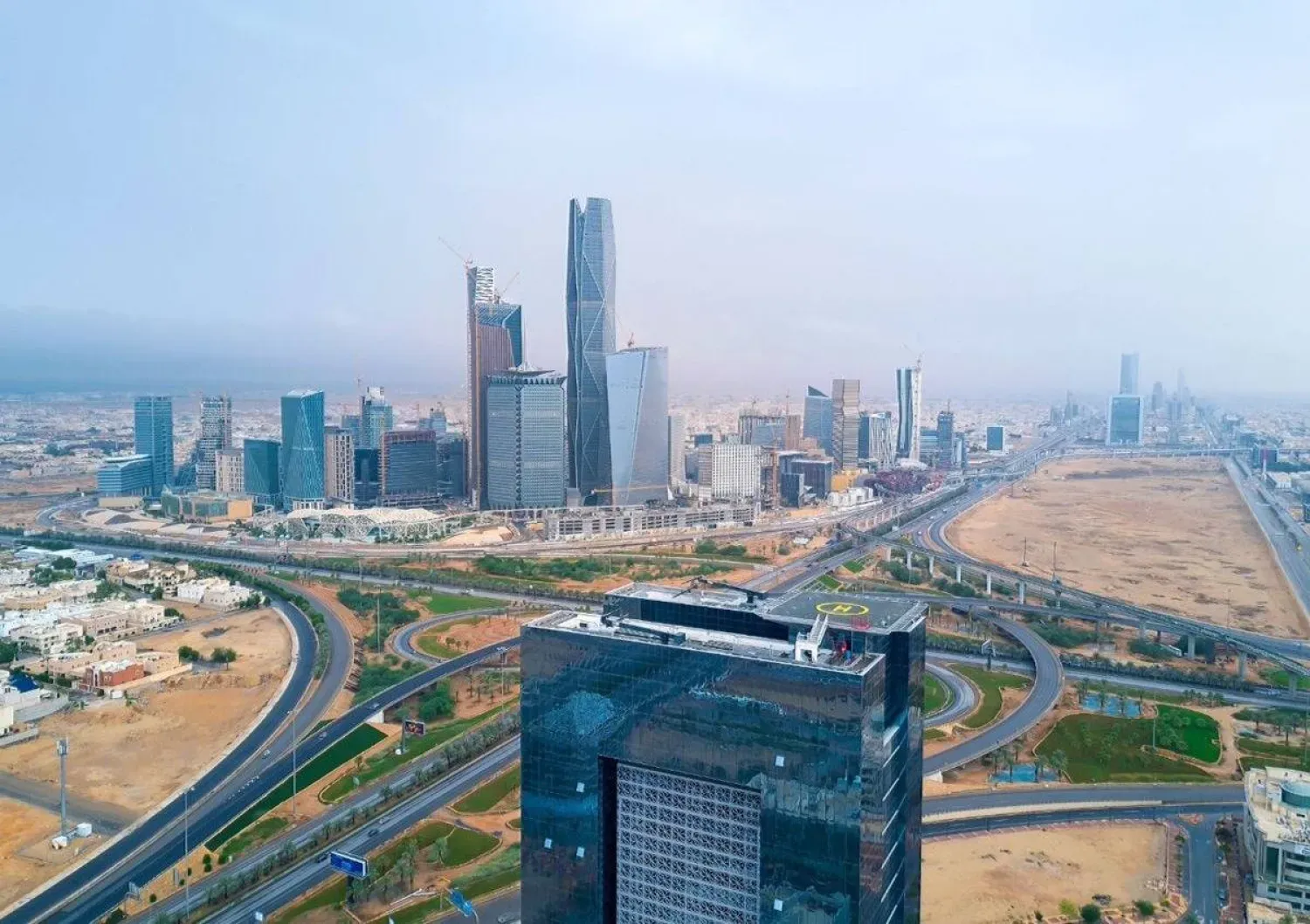 Suudi Arabistan'ın başkenti Riyad'ın kuzeyinden bir görüntü (SPA)