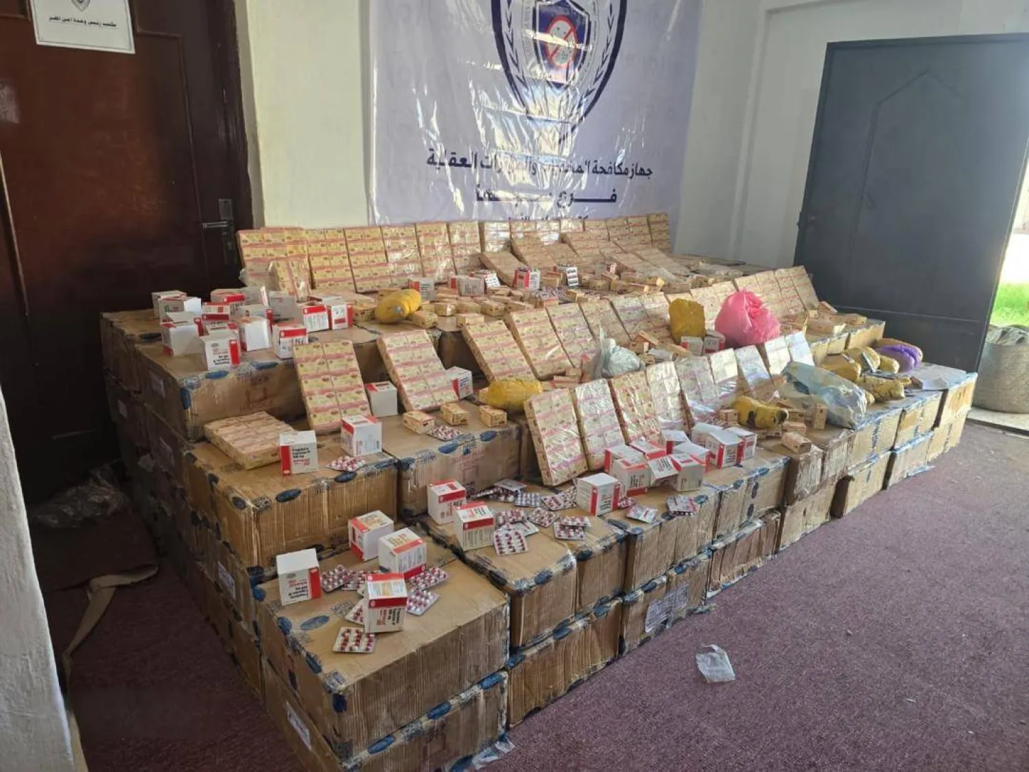 مواد مخدرة ضُبطت في مدينة القطرون جنوب ليبيا (جهاز مكافحة المخدرات)