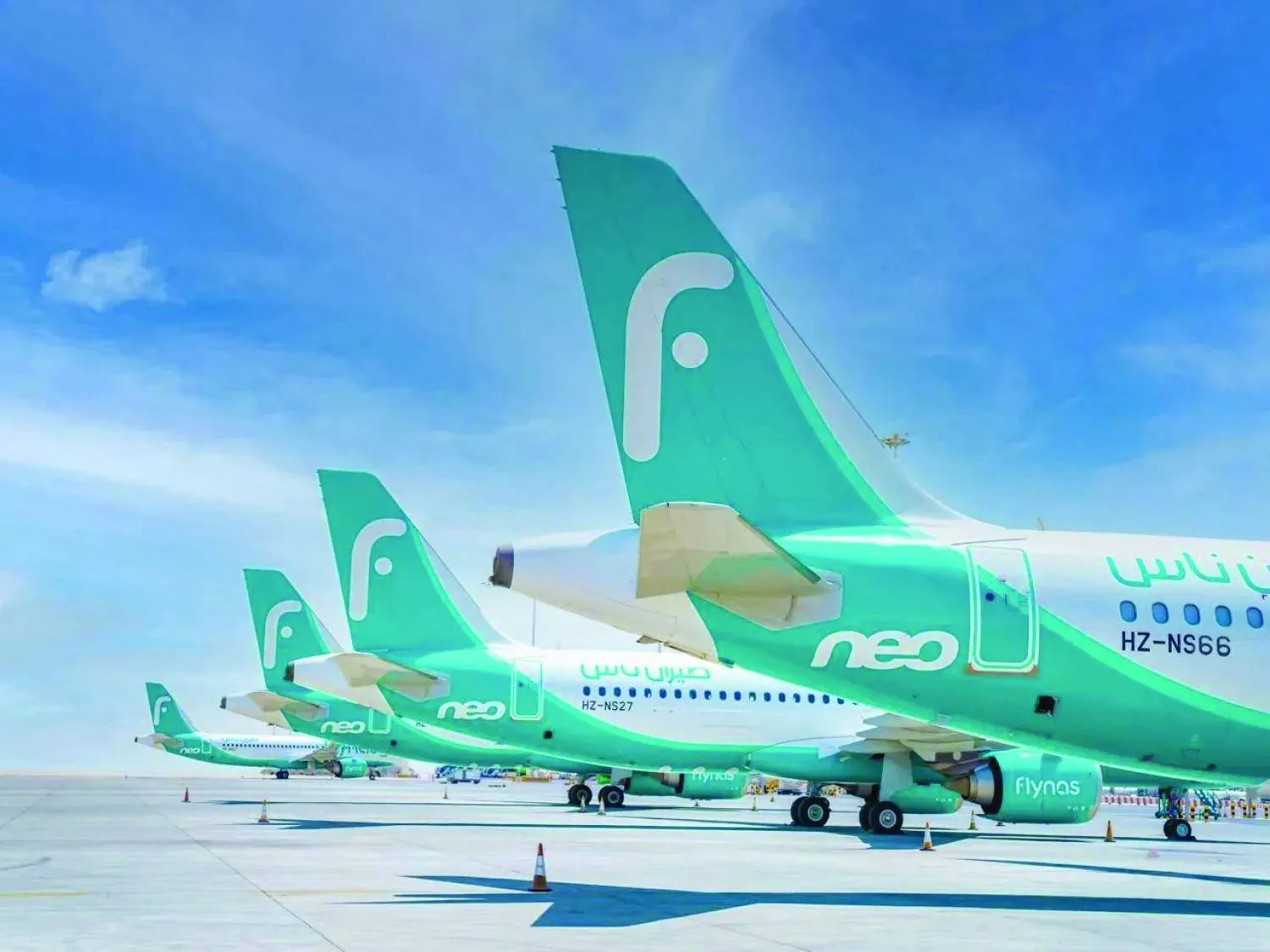 أحد طرازات طائرات «طيران ناس» (الشركة)