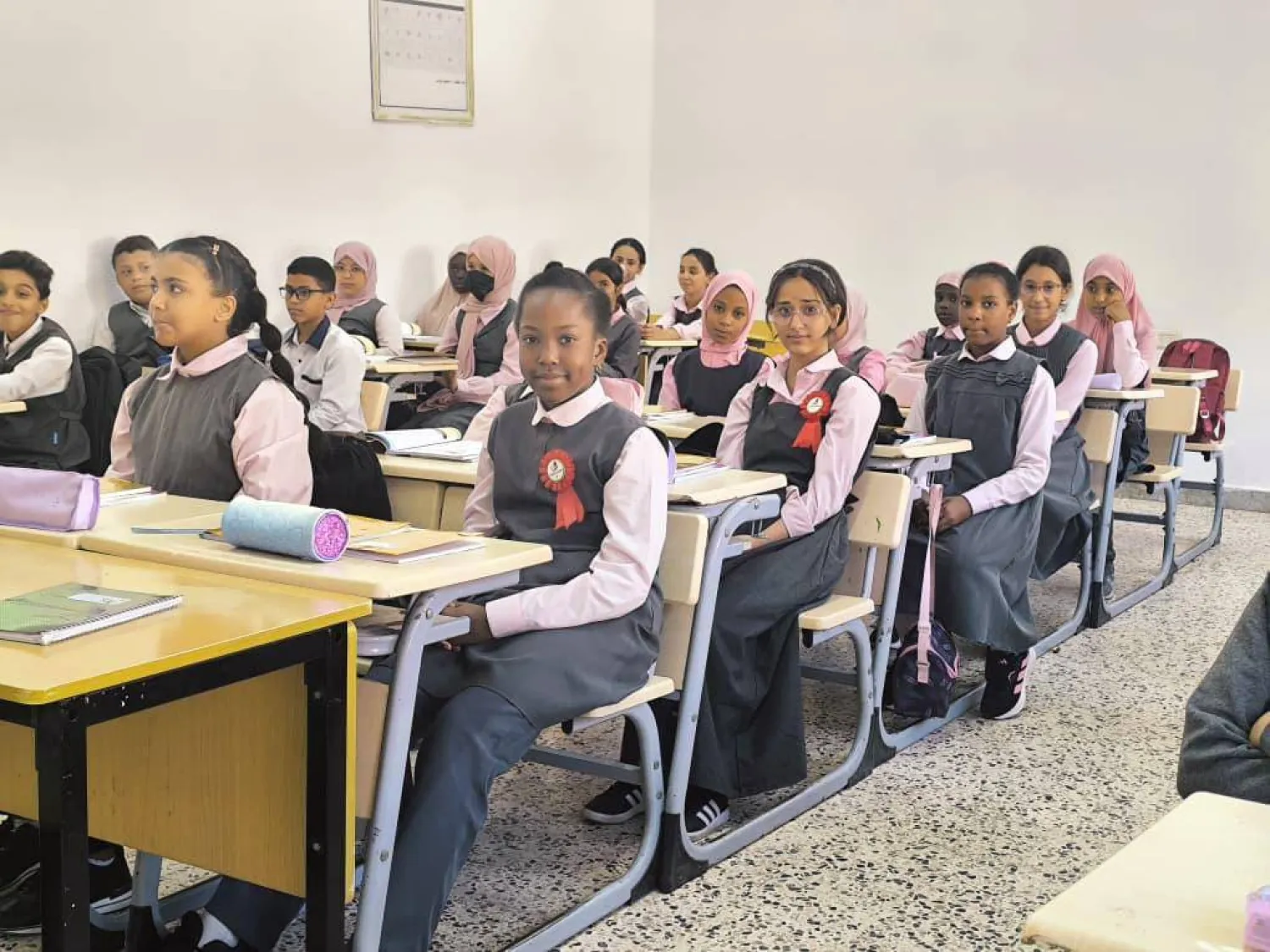  فصل دراسي بمدرسة الصريم للتعليم الأساسي بطرابلس 12 أكتوبر (وزارة التربية والتعليم بغرب ليبيا)