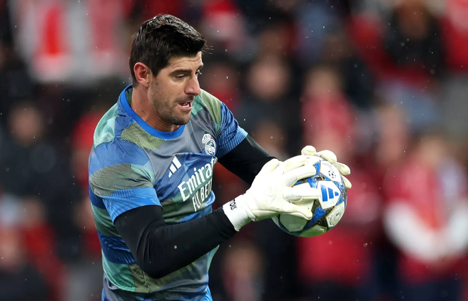 الحارس الدولي البلجيكي تيبو كورتوا (إ.ب.أ)