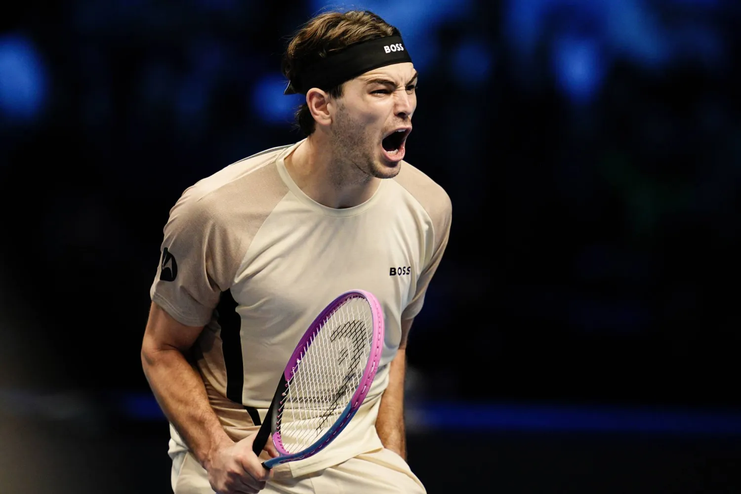 الأميركي تايلور فريتز يتألق في تورينو (د.ب.أ)