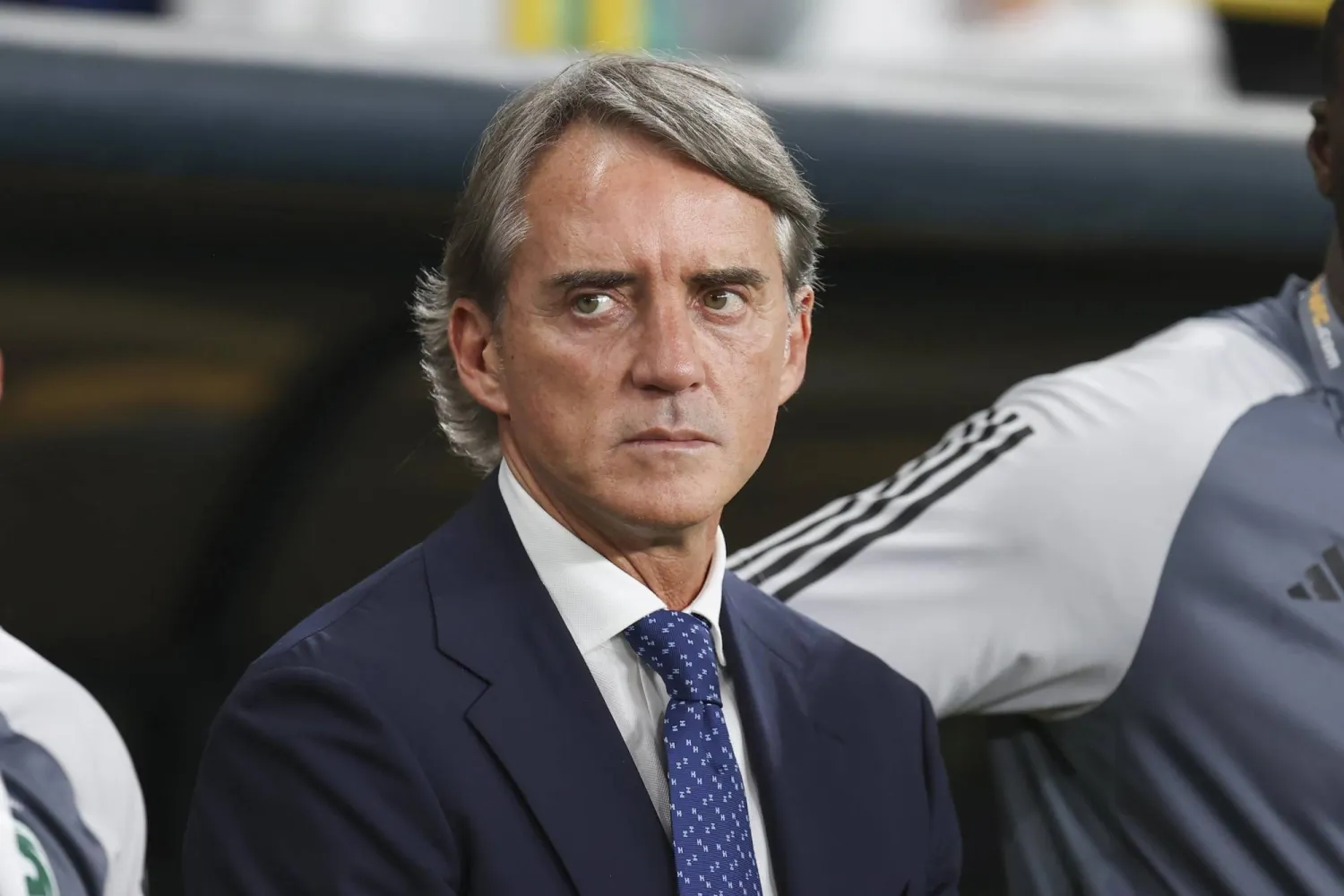 مانشيني كانت آخر تجاربه قيادة المنتخب السعودي (الشرق الأوسط)