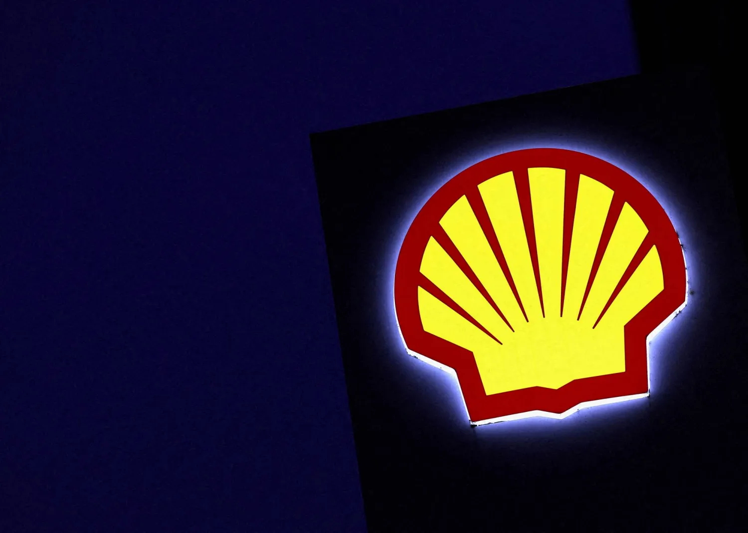 The logo of oil and gas company Shell is seen at a charging station in Brussels, Belgium November 13, 2024. (Reuters) 